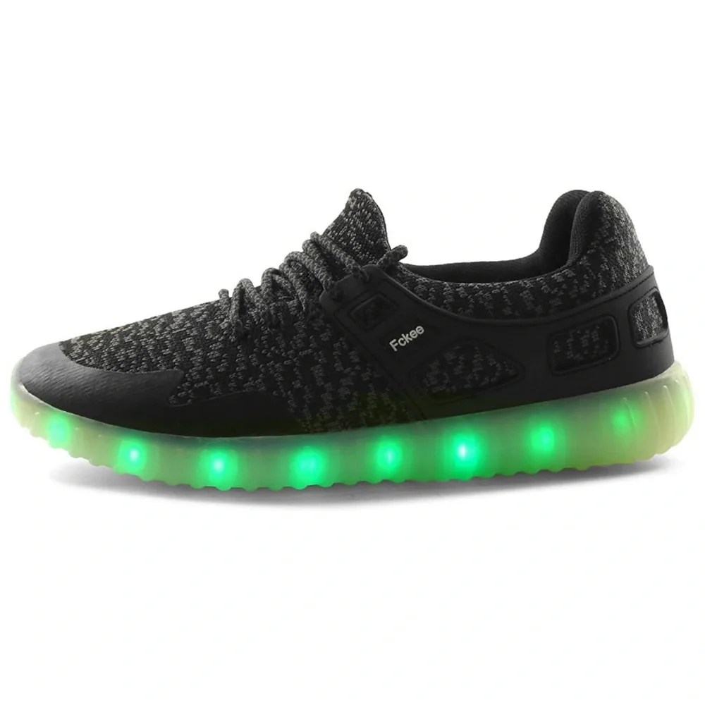 Black light up shoes - Picture 5 of 9